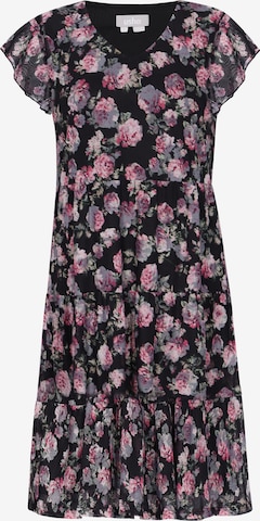 Robe Usha en noir : devant