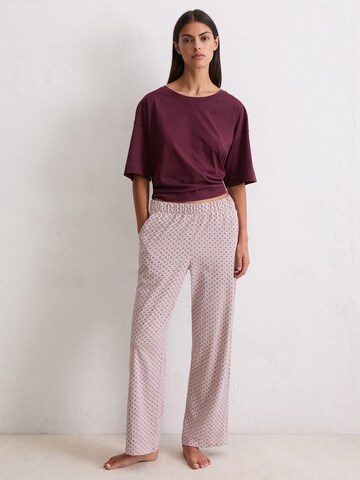Marc O'Polo Pyjamabroek ' Mix N Match Cotton ' in Roze: voorkant