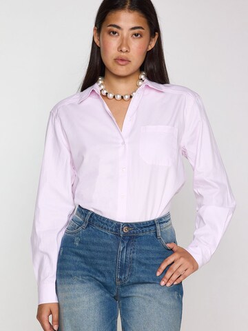 Maison 123 Blouse 'Thomas' in Pink: front