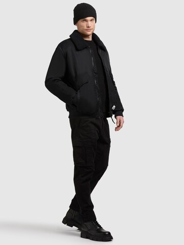 khujo Winterjacke 'Ground' in Schwarz