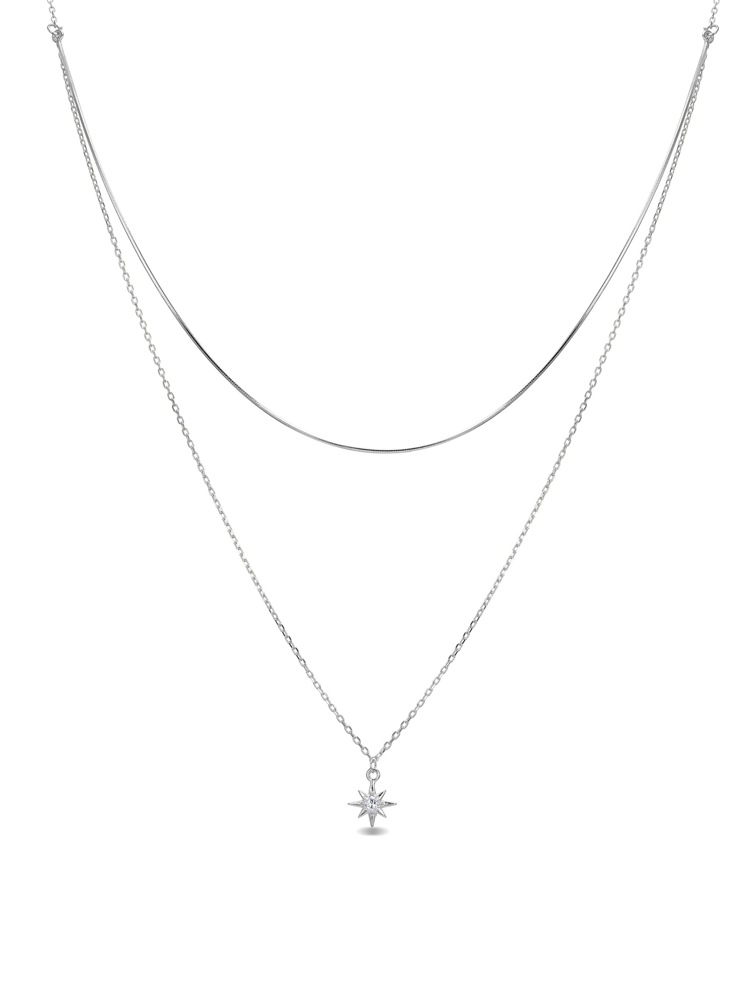 Luxenter - Cadena 'Lialt' en blanco