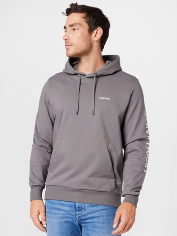 Calvin Klein Sweatshirt in Grey: front