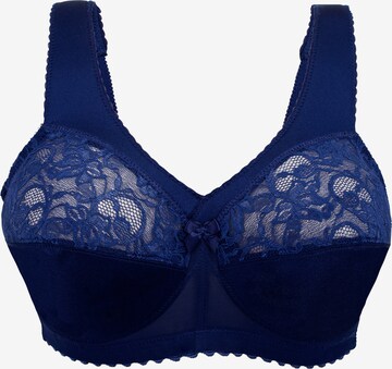 GLAMORISE Minimiser Bra in Blue: front