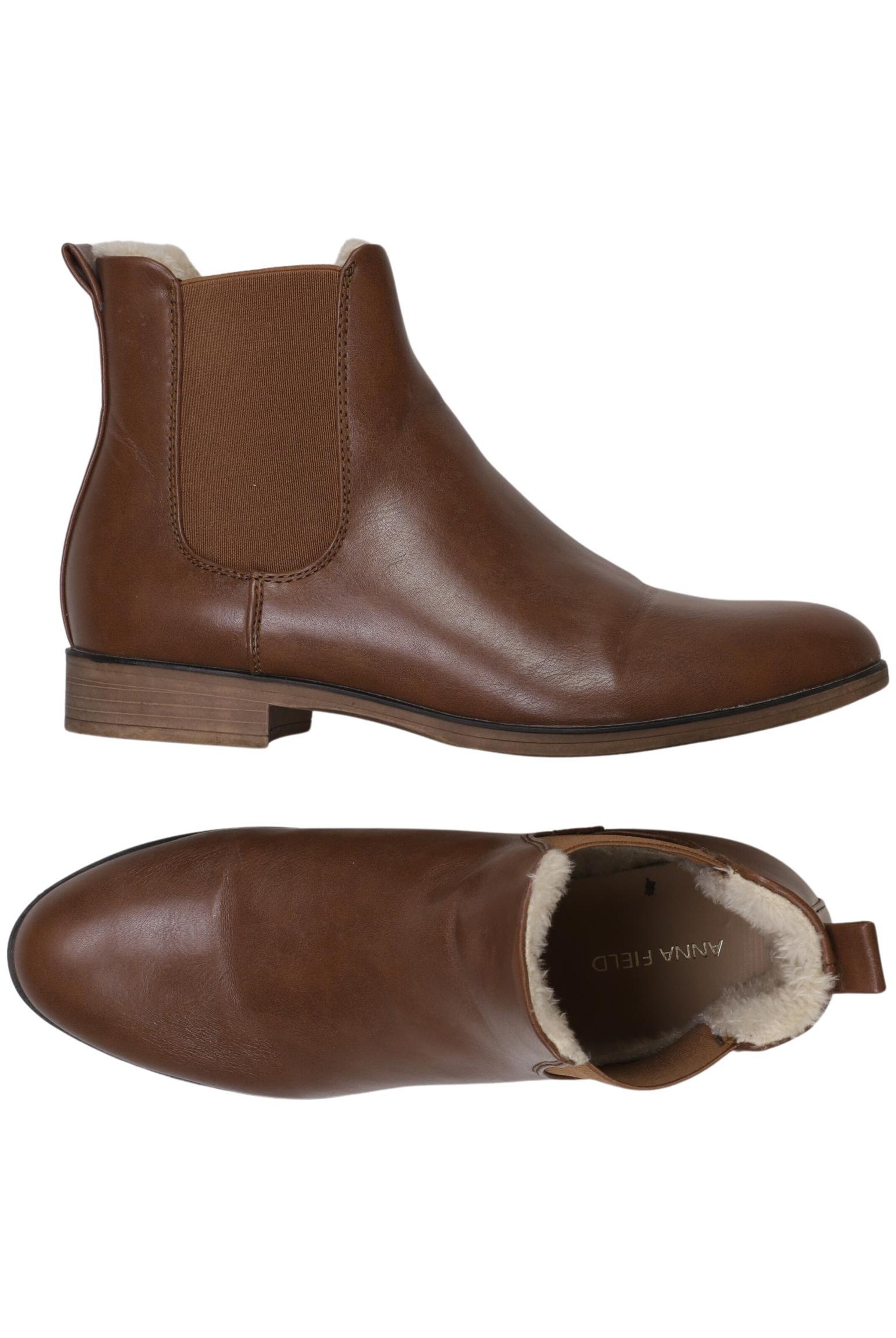 Anna Field Dress Boots in 39 in Brown: front