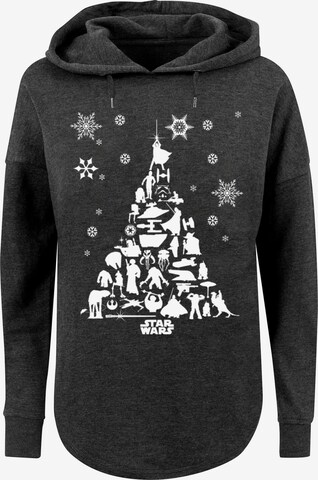 Sweat-shirt 'Star Wars' F4NT4STIC en gris : devant