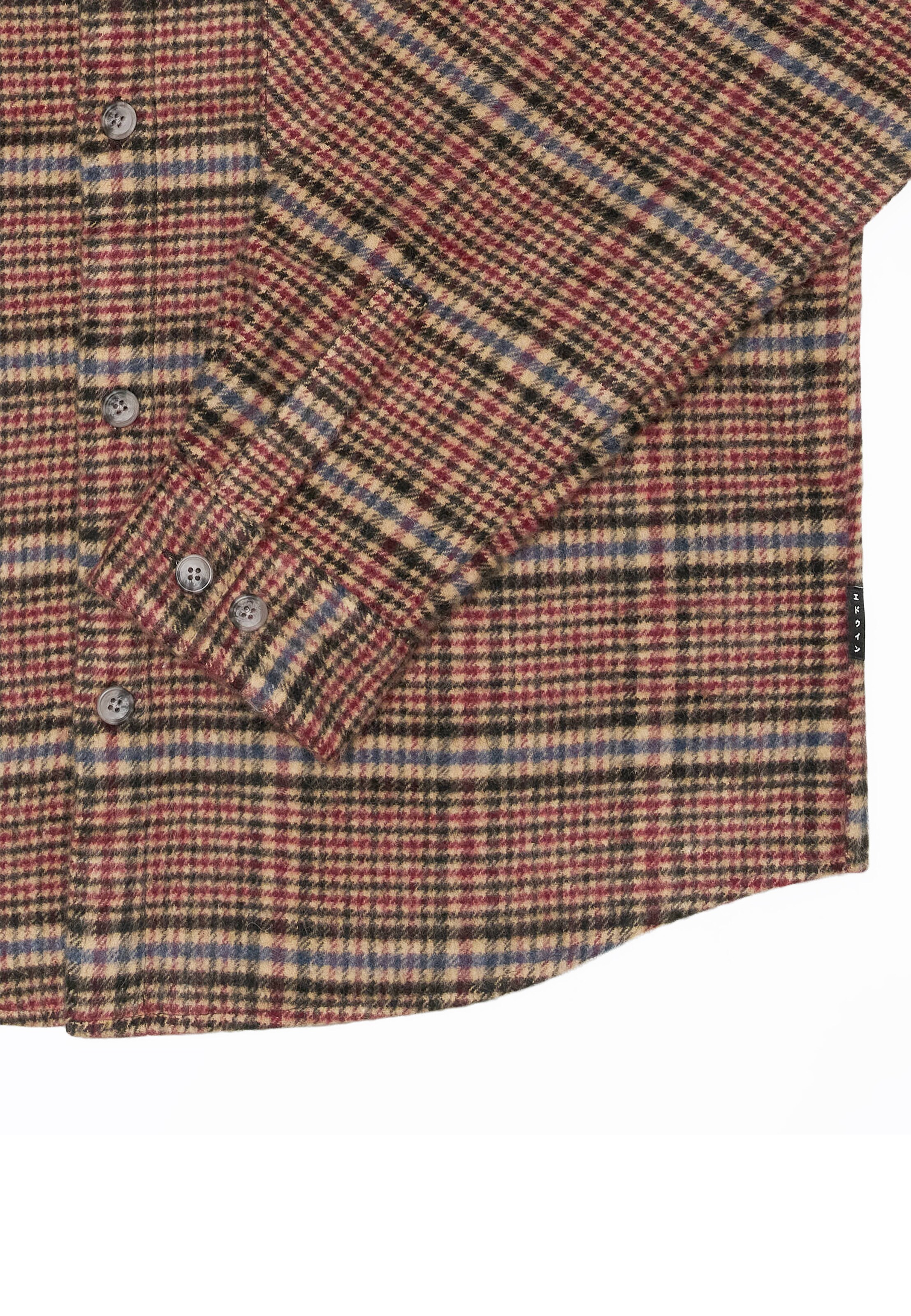 EDWIN - Comfort Fit Camisa 'Julius' em vermelho