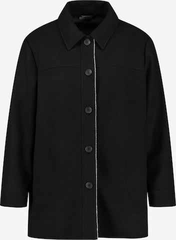 SAMOON Between-Season Jacket in Black: front