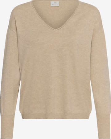 Pull-over 'KAlizza Mai' Kaffe en beige : devant