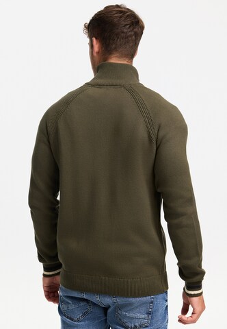 INDICODE JEANS Knit Cardigan 'Arutemia' in Green