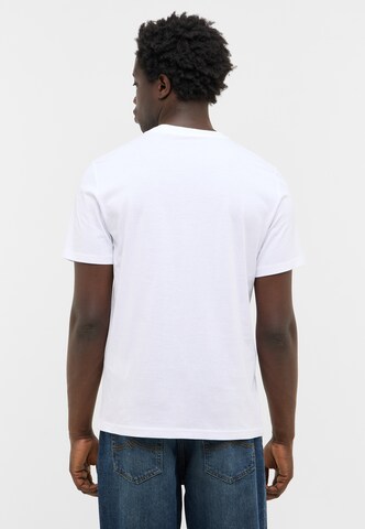 MUSTANG T-Shirt 'Style Austin' in Weiß