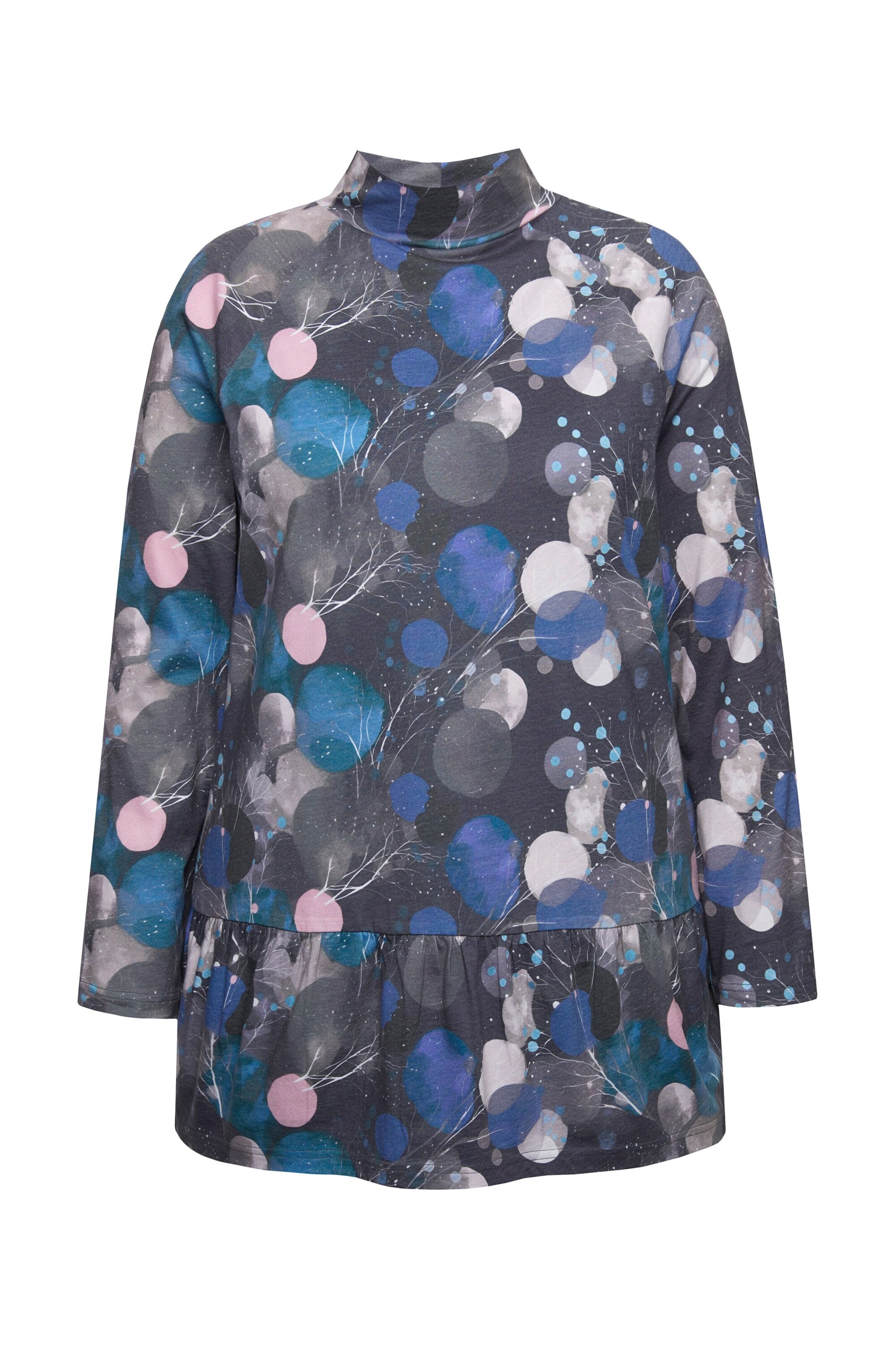 Ulla Popken Blouse in Blauw: voorkant