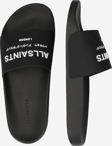 AllSaints - Zapatos abiertos 'UNDERGROUND' en negro
