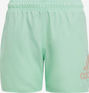 ADIDAS PERFORMANCE Board Shorts 'CLX Swim' in Green: front