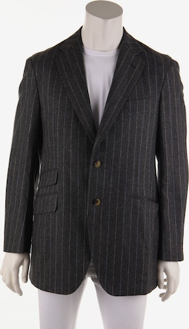 PAL ZILERI Suit Jacket in M-L in Grey: front