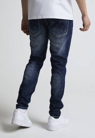 Alessandro Zavetti - Tapered Calças de ganga 'Sebastiano' em azul