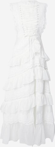 True Decadence Dress in White: front