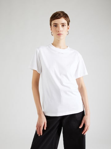 T-shirt Calvin Klein en blanc : devant