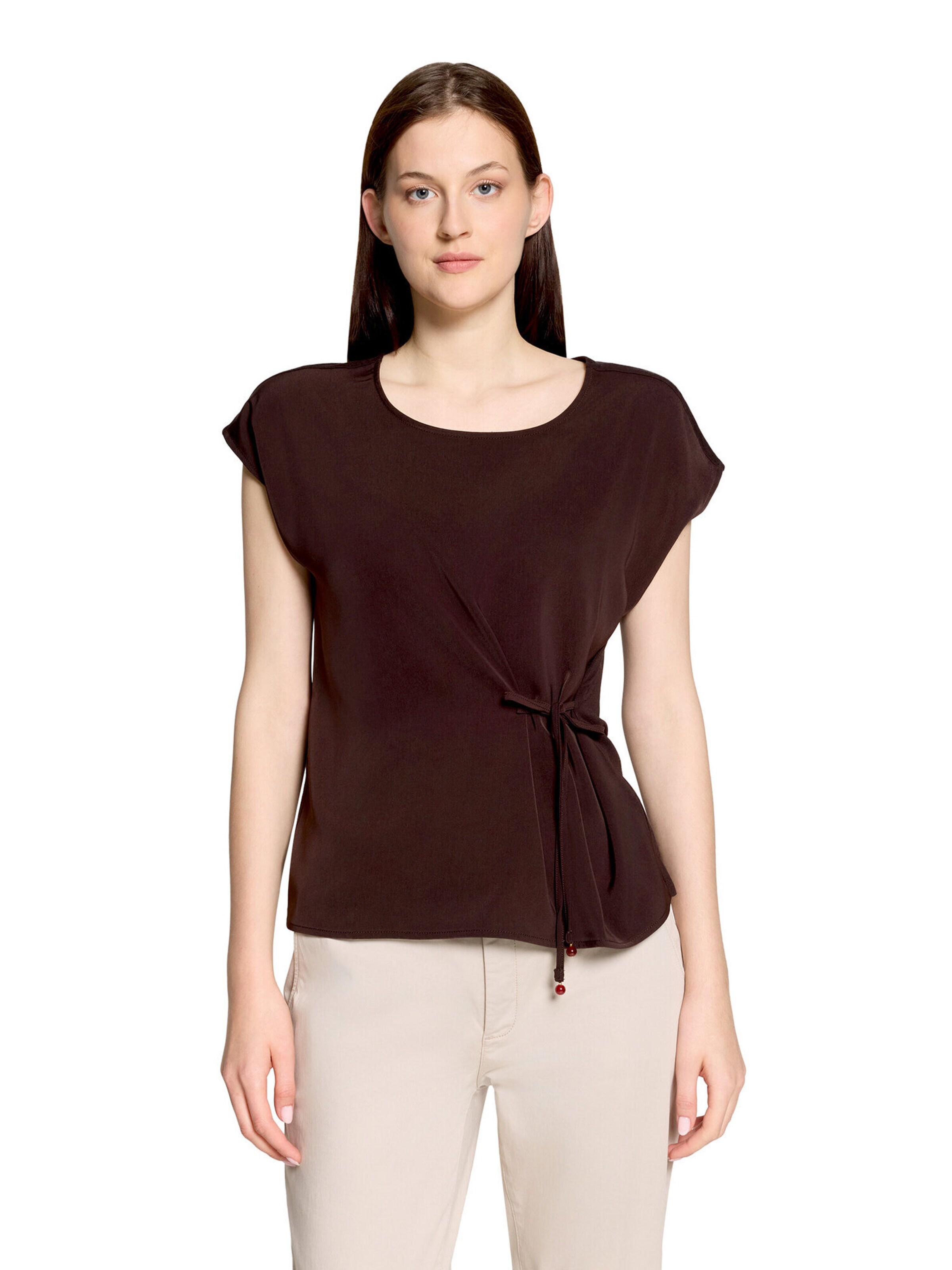 Cartoon Shirt in Brown: front
