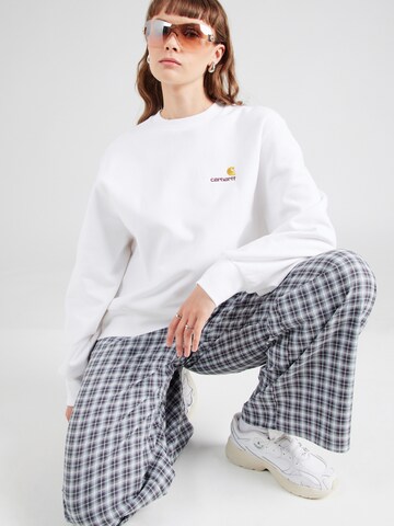 Carhartt WIP Sweatshirt 'American' i hvid: forside
