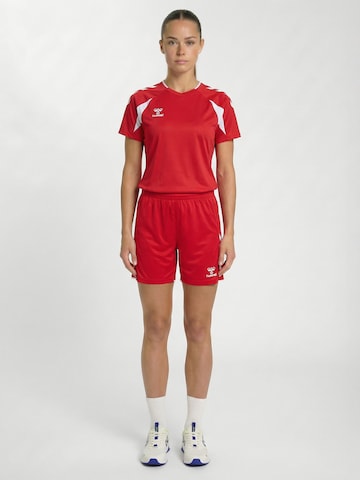 Regular Pantalon de sport Hummel en rouge