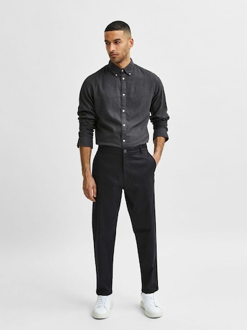 SELECTED HOMME Slimfit Hose 'Repton' in Schwarz