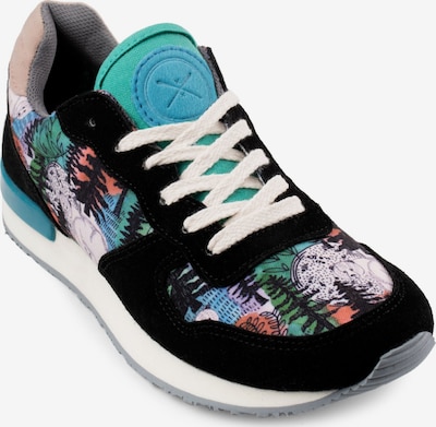 inkkas Sneaker low 'Inkkas Spirit Bear Vegan Sneaker – Handgefertigter Damen-Sneaker aus veganem Leder' in mischfarben, Produktansicht