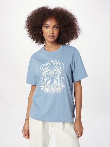 MUSTANG T-Shirt 'Alina' in Blau: predná strana