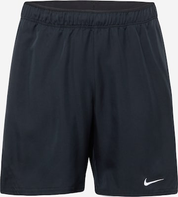 NIKEregular Sportske hlače 'VCTRY' - crna boja: prednji dio