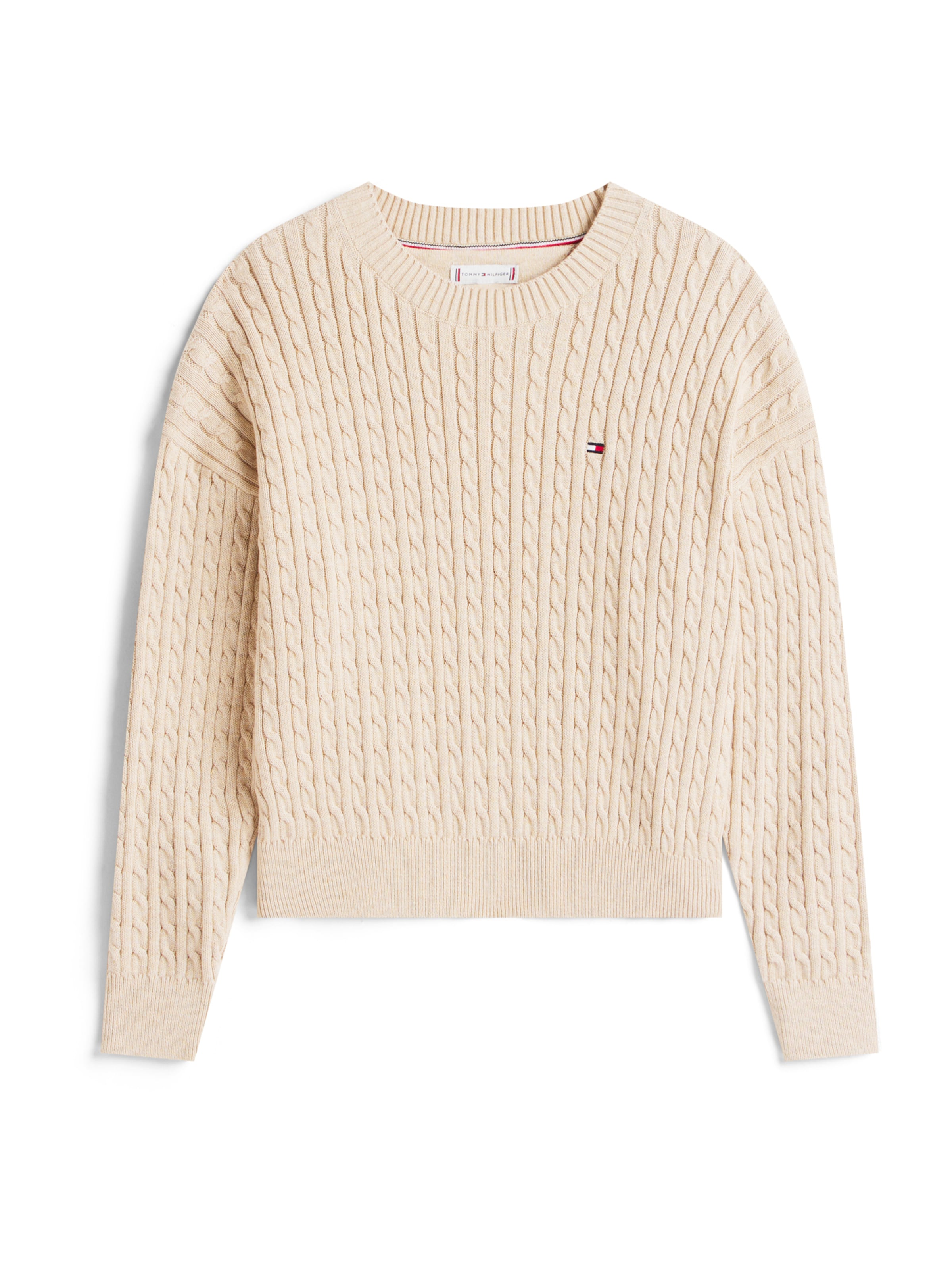 TOMMY HILFIGER Trui in Beige: voorkant