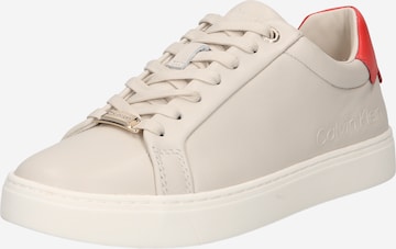 Calvin Klein Sneaker low i beige: forside