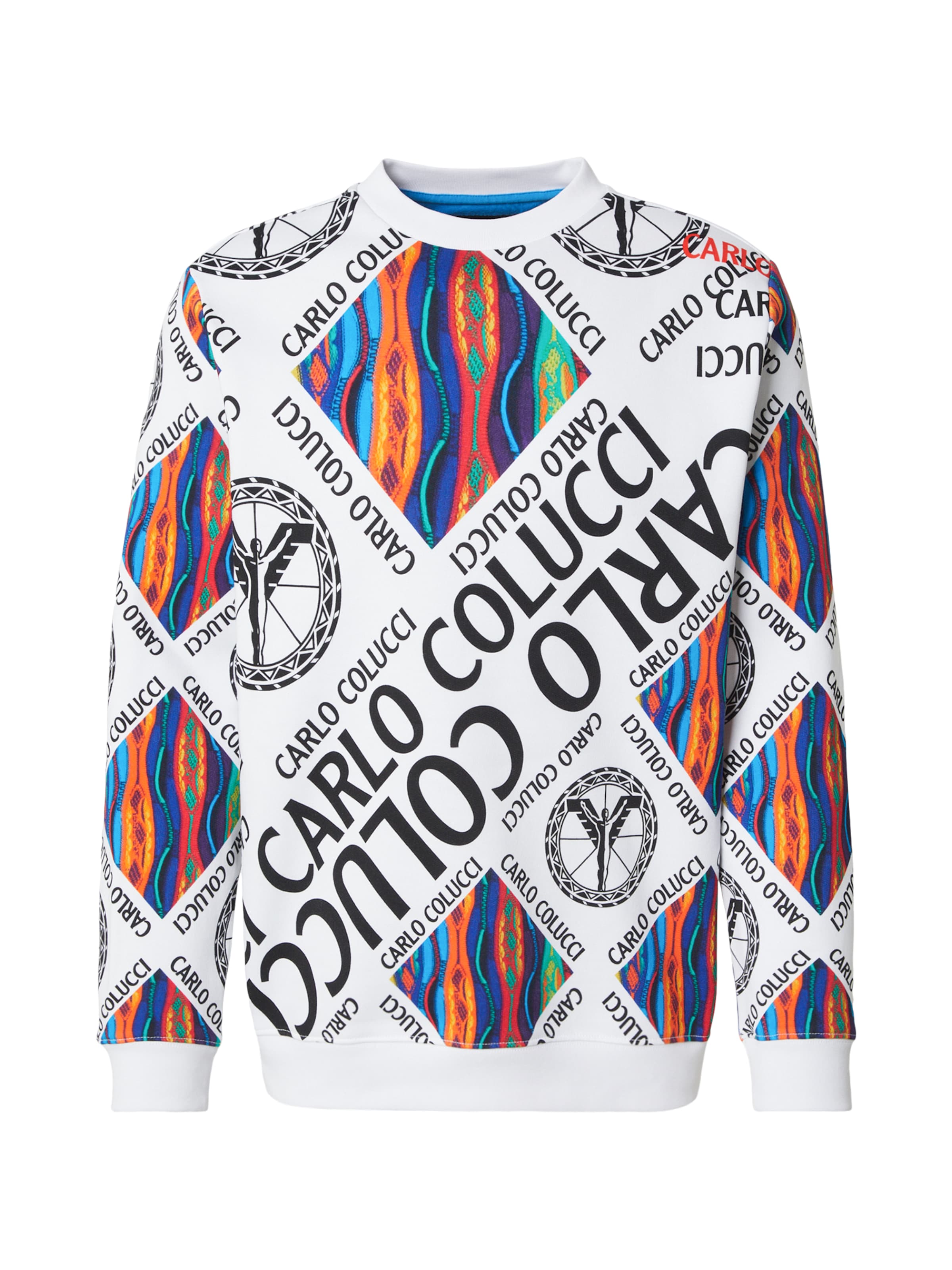 Carlo Colucci Sweatshirt in White: front