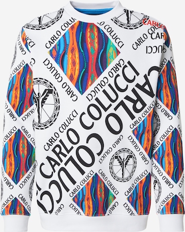 Carlo Colucci - Sudadera en blanco: frente