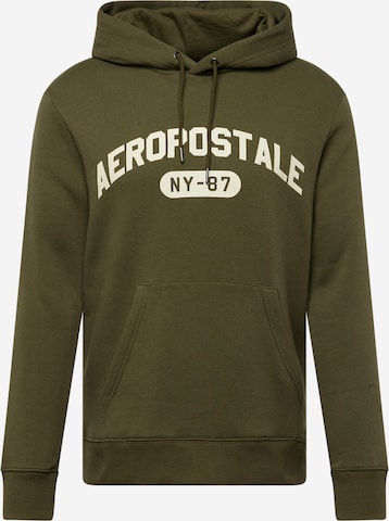 Sweat-shirt AÉROPOSTALE en vert : devant