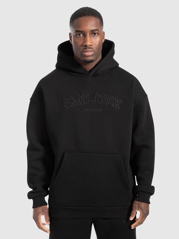 Smilodox Sweat jacket ' Levio ' in Black: front