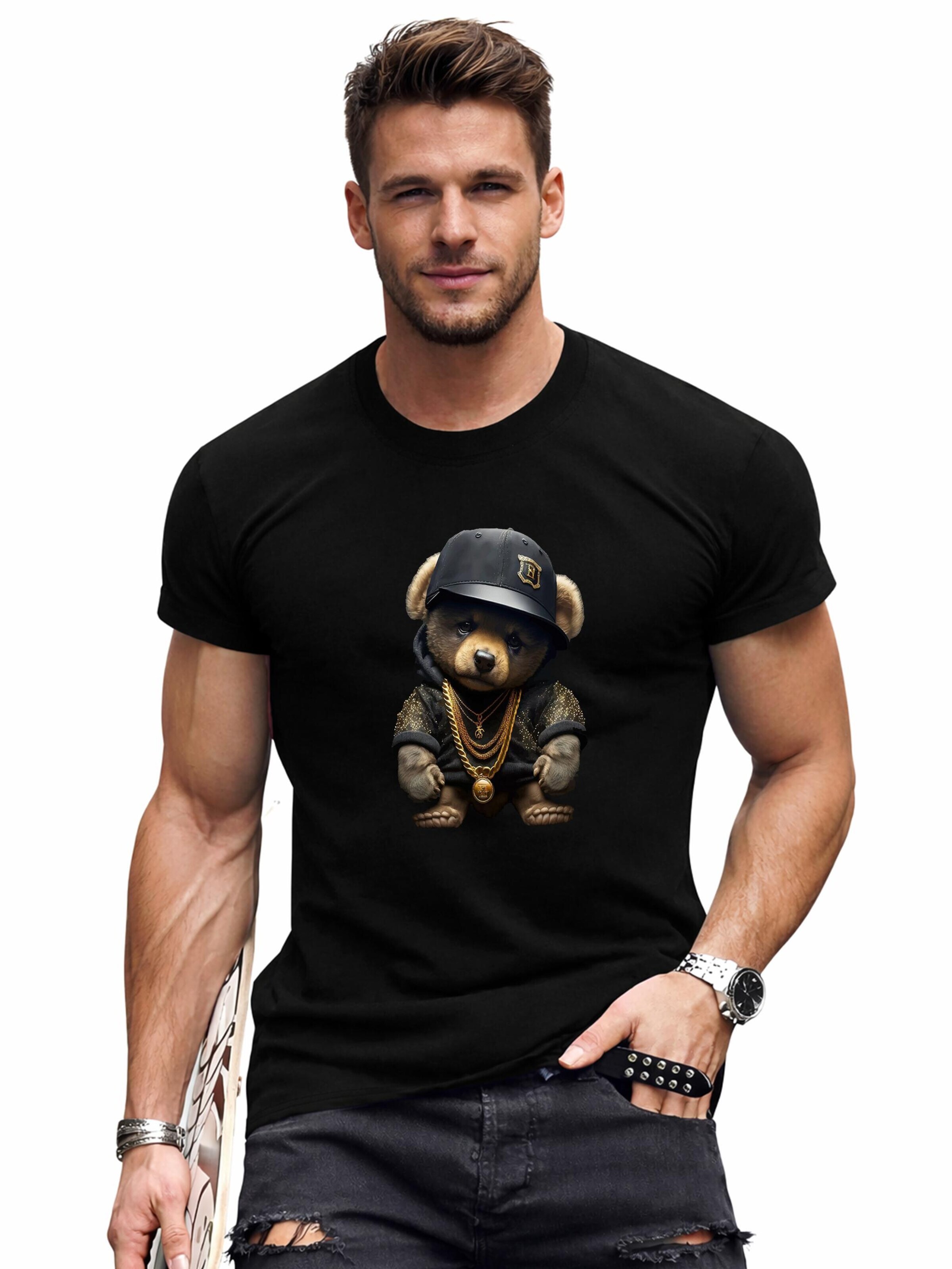 RMK Shirt‌‌‌‌‌‌‌‌‌‌ in Schwarz: Vorderseite