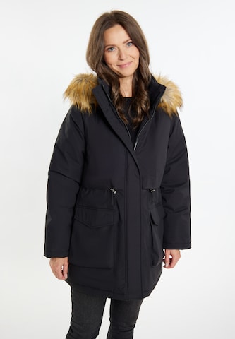 Usha Winterparka in Schwarz: predná strana