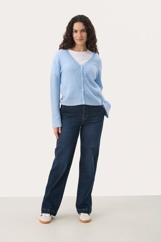 Part Two Gebreid vest 'Peytons' in Blauw