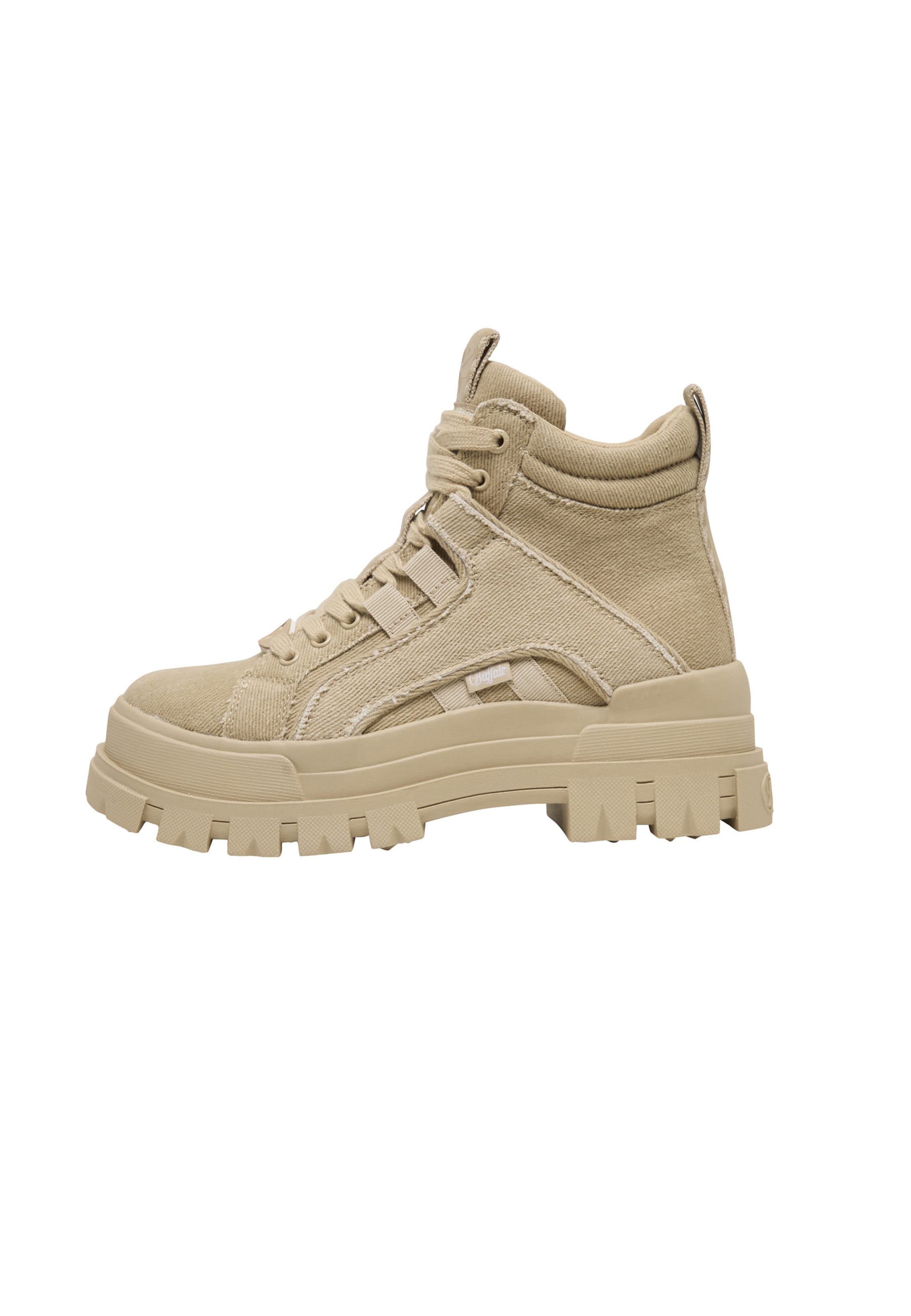 BUFFALO Enkellaarsjes 'Aspha NC' in Beige: voorkant