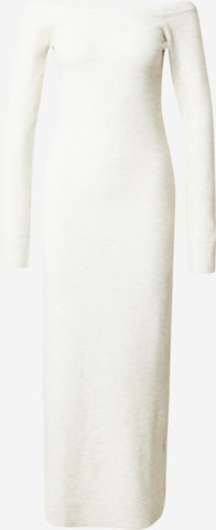 WEEKDAYPletena haljina 'Lollo' - bijela boja: prednji dio