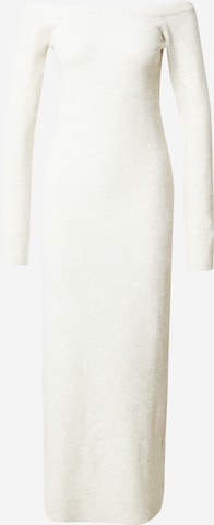Robes en maille 'Lollo' WEEKDAY en blanc : devant