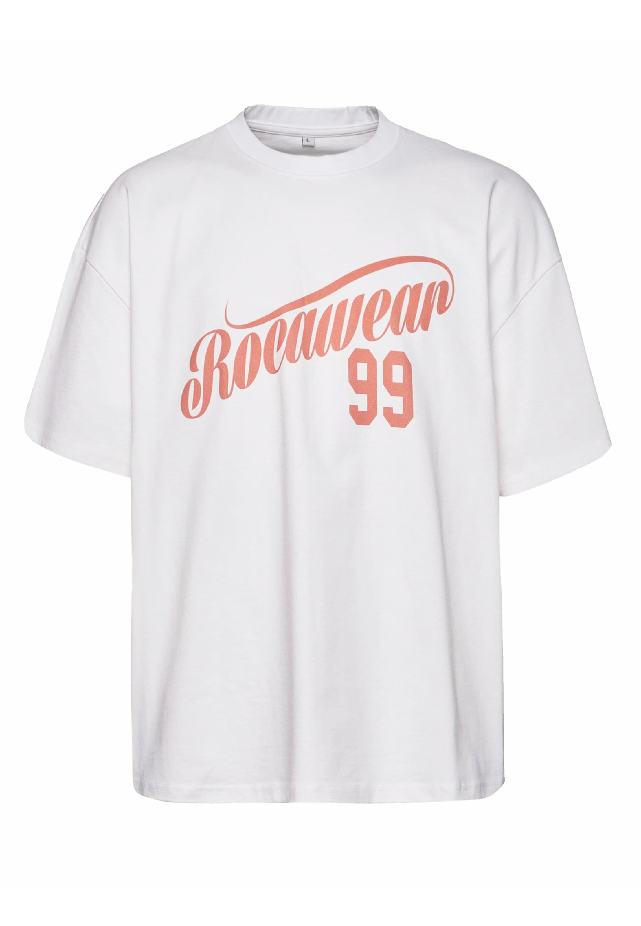 T-Shirt 'Classics' ROCAWEAR en blanc : devant