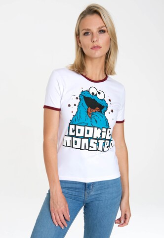 LOGOSHIRT Shirt 'Krümelmonster' in Mixed colours: front