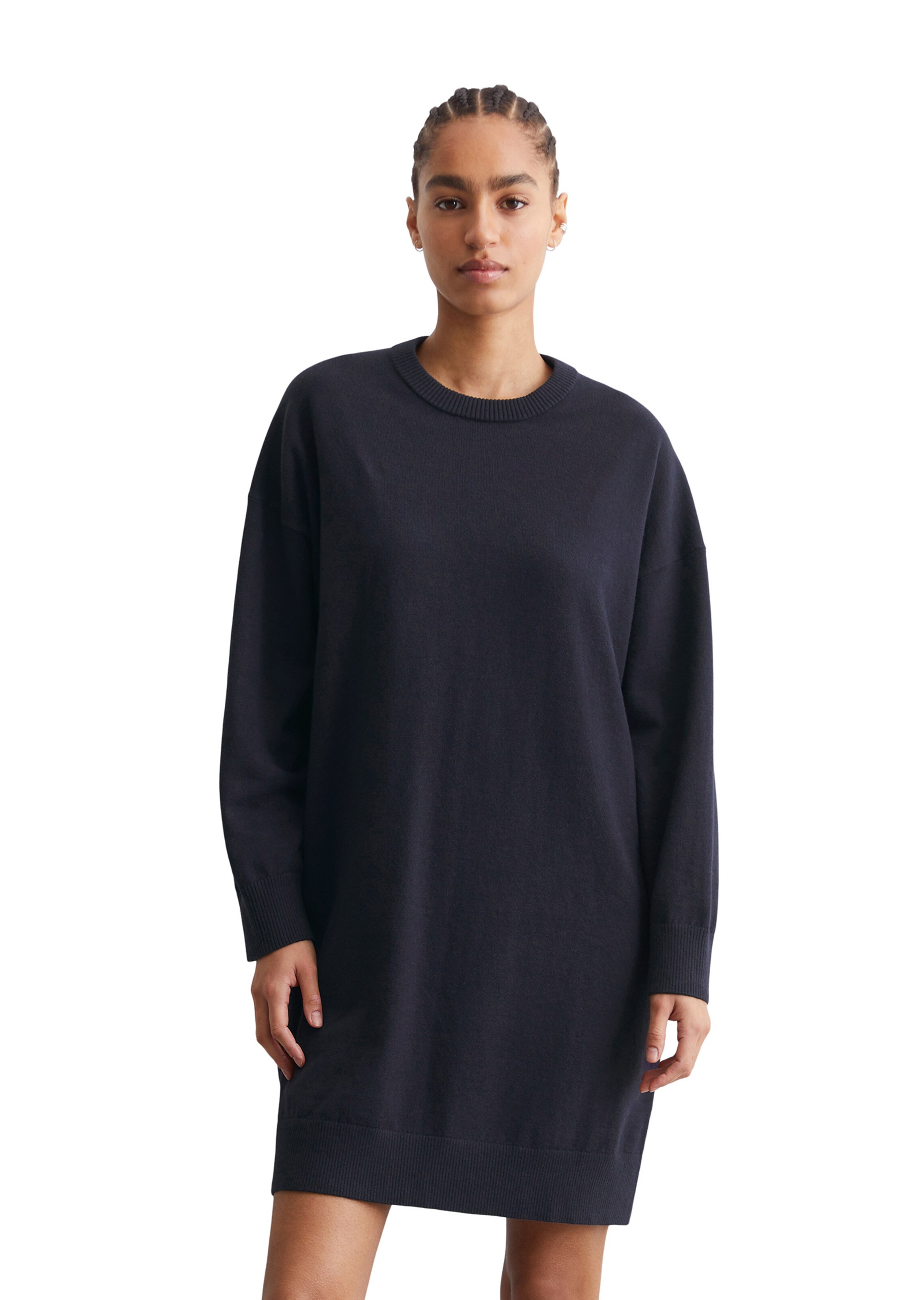 Marc O'Polo DENIM Gebreide jurk in Blauw: voorkant