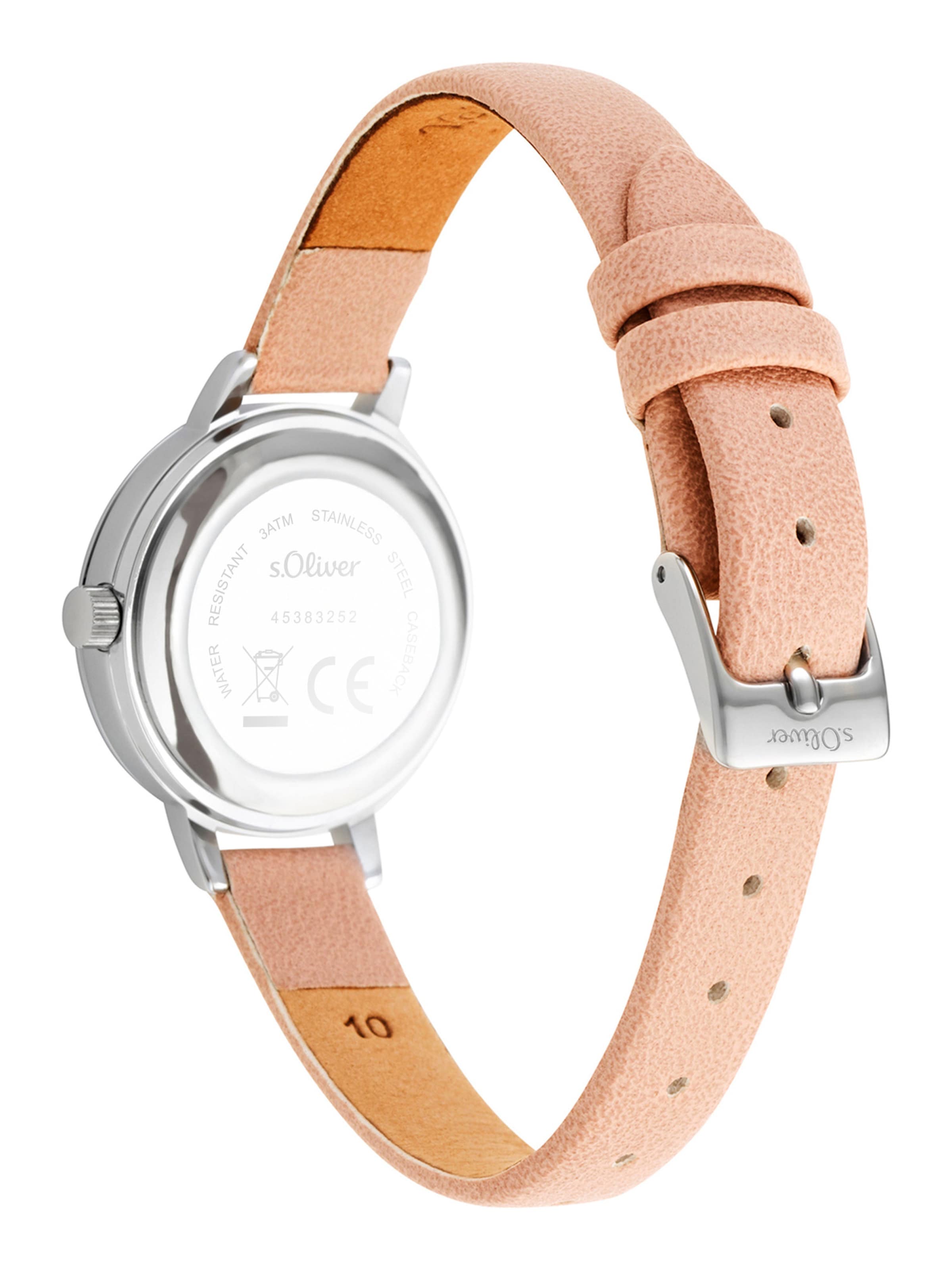 s.Oliver Analoguhr in Pink