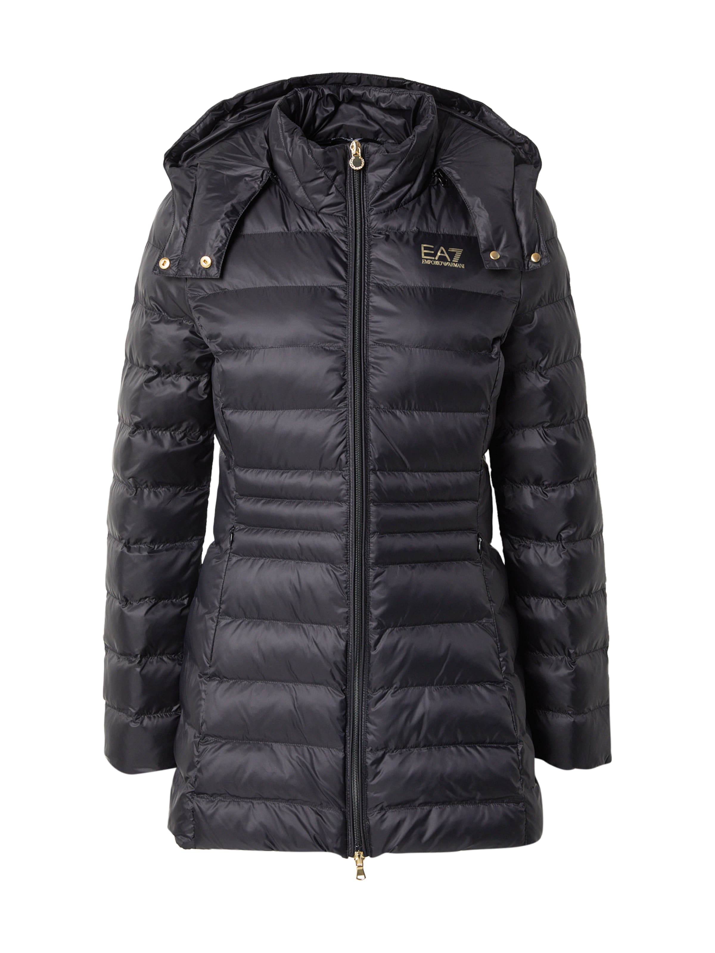 EA7 Emporio Armani Демисезонная куртка в Черный: спереди