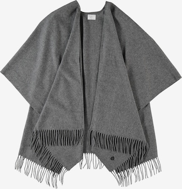 FRAAS Cape 'Ruana' in Grau: Vorderseite