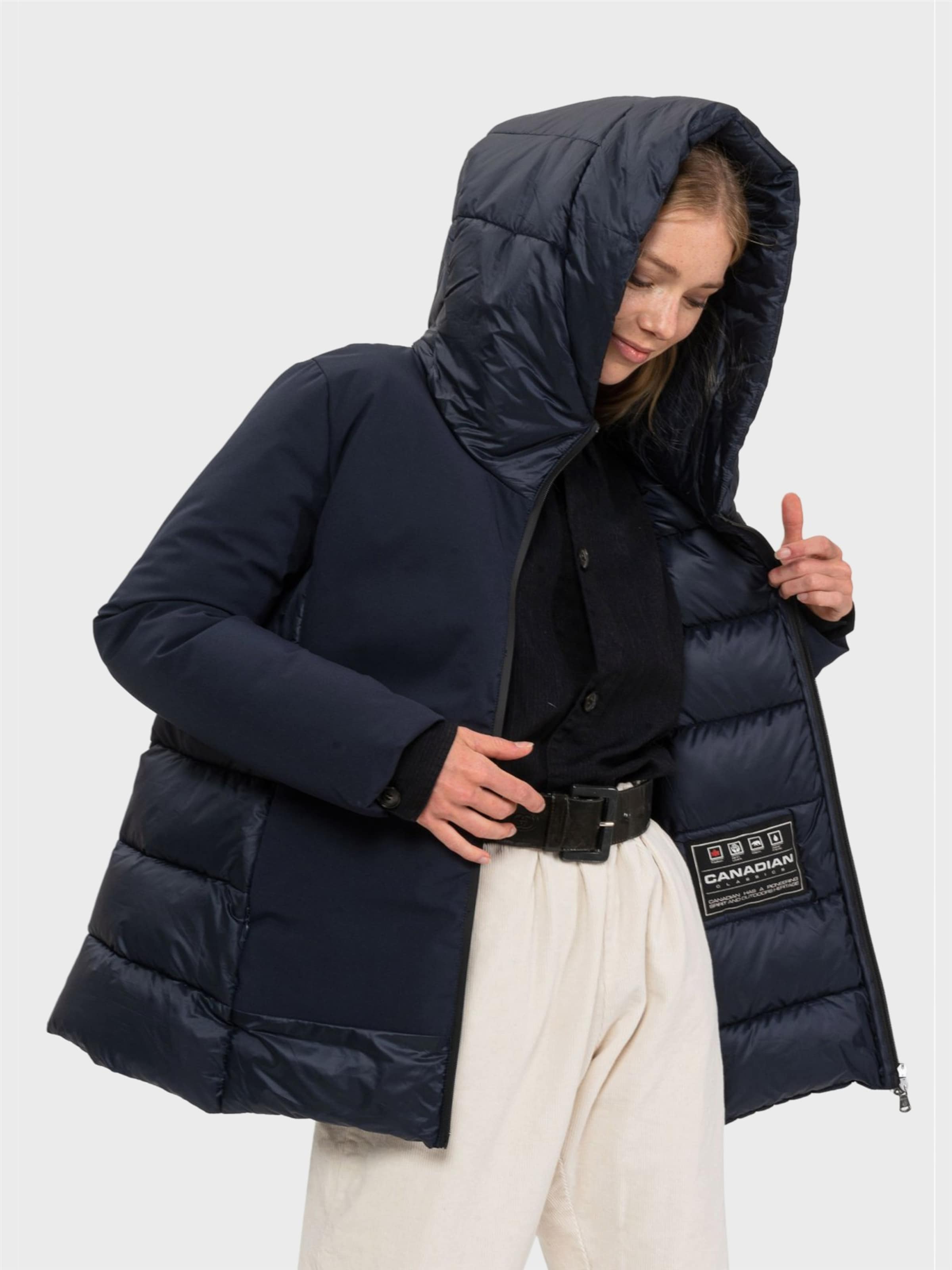 Canadian Classics Tussenparka ' LYTTON ' in Blauw: voorkant
