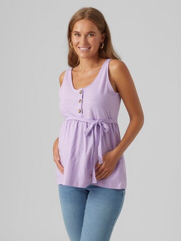 MAMALICIOUS - Top 'EVI LIA' en lila: frente