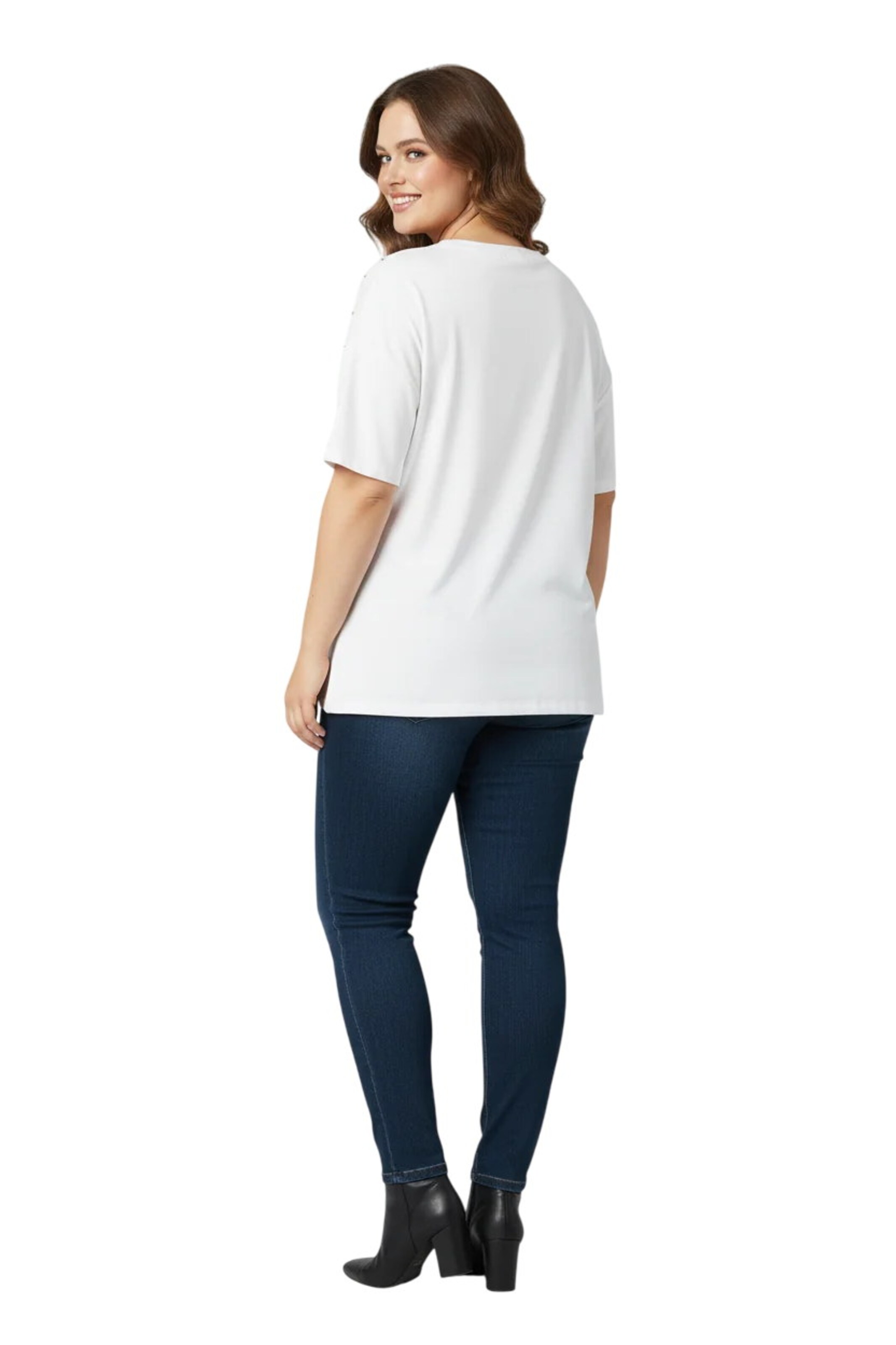Shape Of You Shirt in Wit