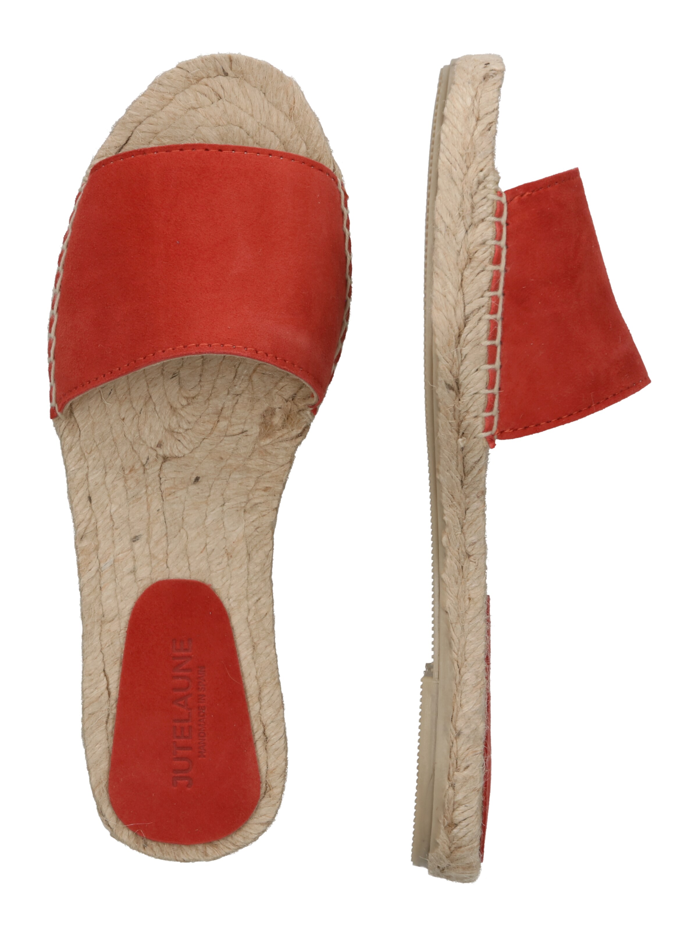 JUTELAUNE Mules in Orange